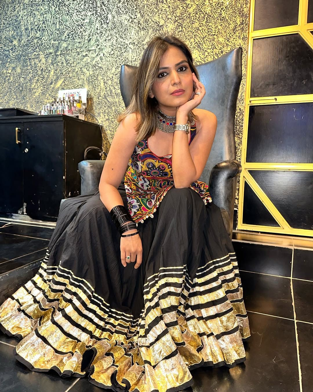 ALC 1140 - Navratri Special Indowestern Lehenga Set
