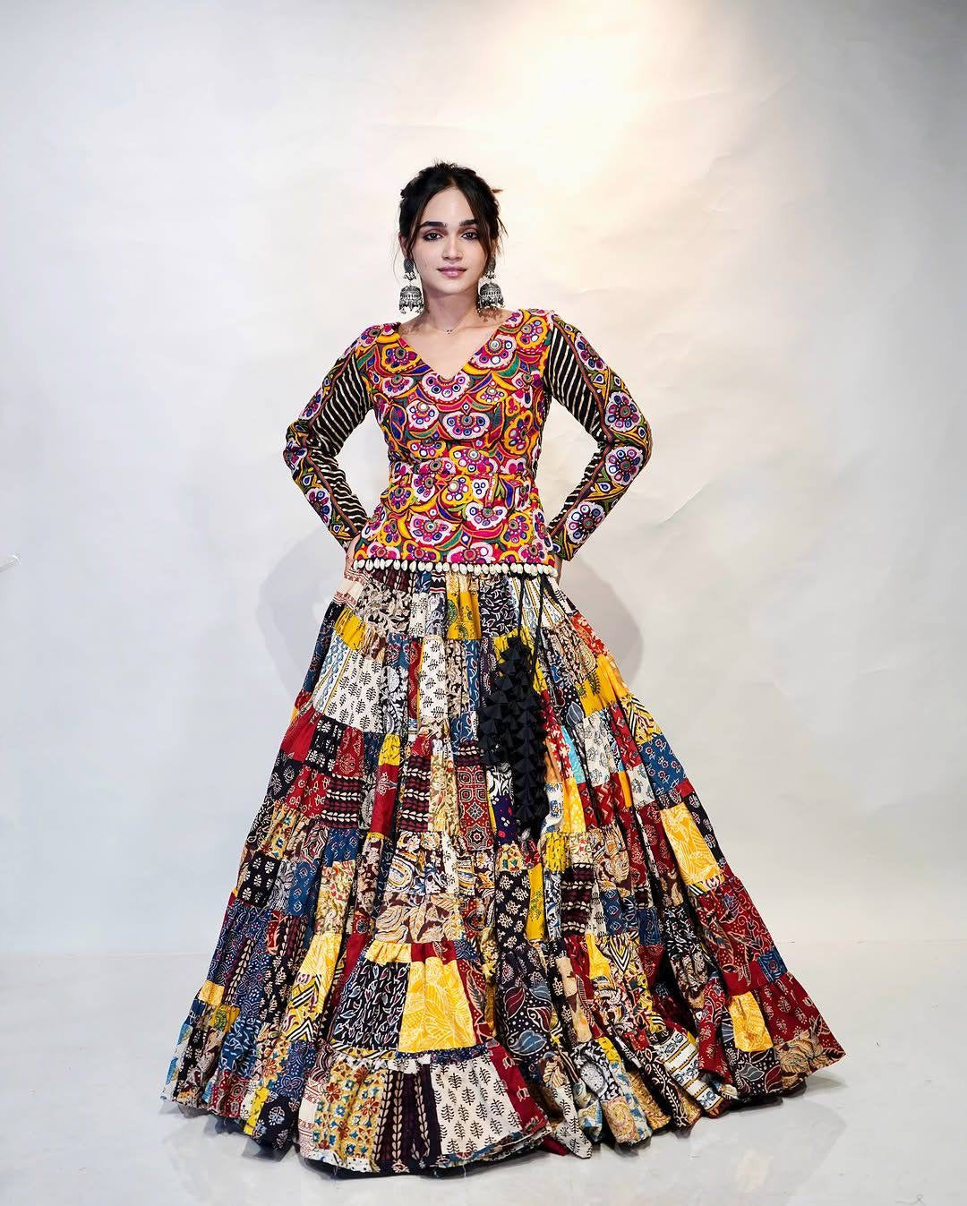 Alc 125 - Navratri Special Indowestern Lehenga Set