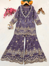 Premium 3-piece Co-ord set in Fandy silk fabric
