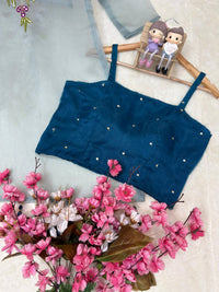 Designer 3-piece Co-ordset in premium organza silk.
