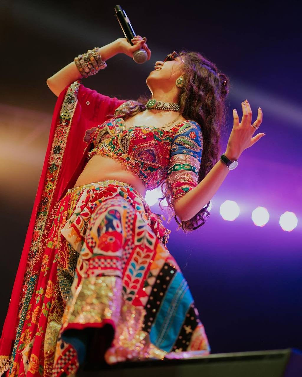 Navratri Special Designer Printed Lehenga Choli - Heavy Muslin Cotton - ALC-73