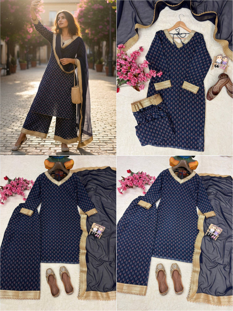 Newly Launched summer special printed Kurti Set
