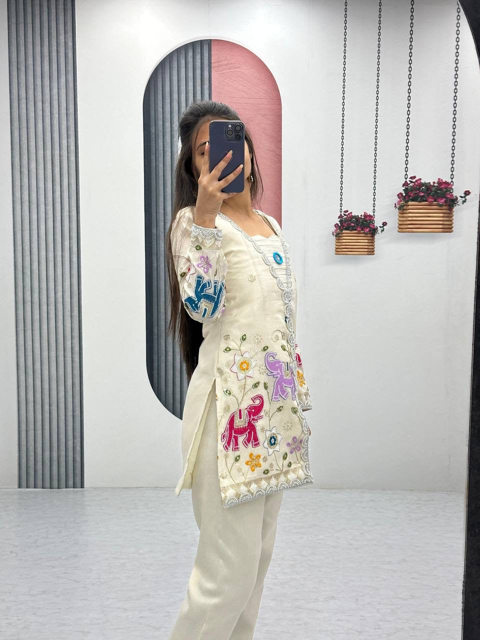 Trending Cord Set - Pure Tissue Simmer Silk by Prisha Creation - FFPC 507