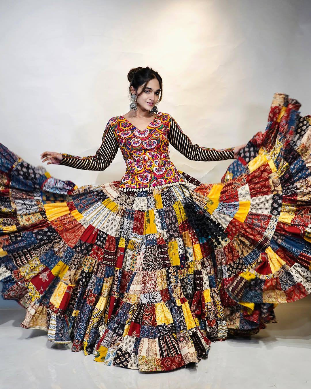 Alc 125 - Navratri Special Indowestern Lehenga Set