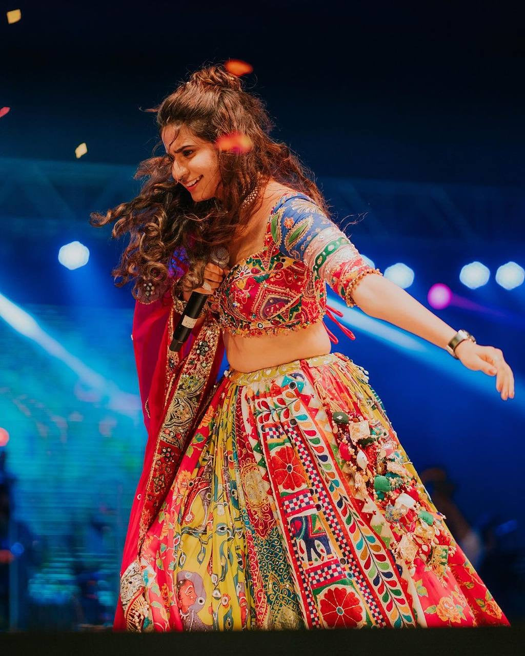 Navratri Special Designer Printed Lehenga Choli - Heavy Muslin Cotton - ALC-73
