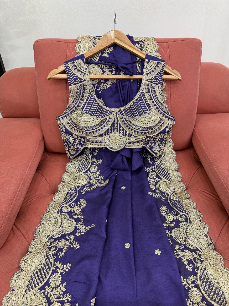 Designer Rangoli Silk Saree with Coding & Sequin Work - FFkd 590