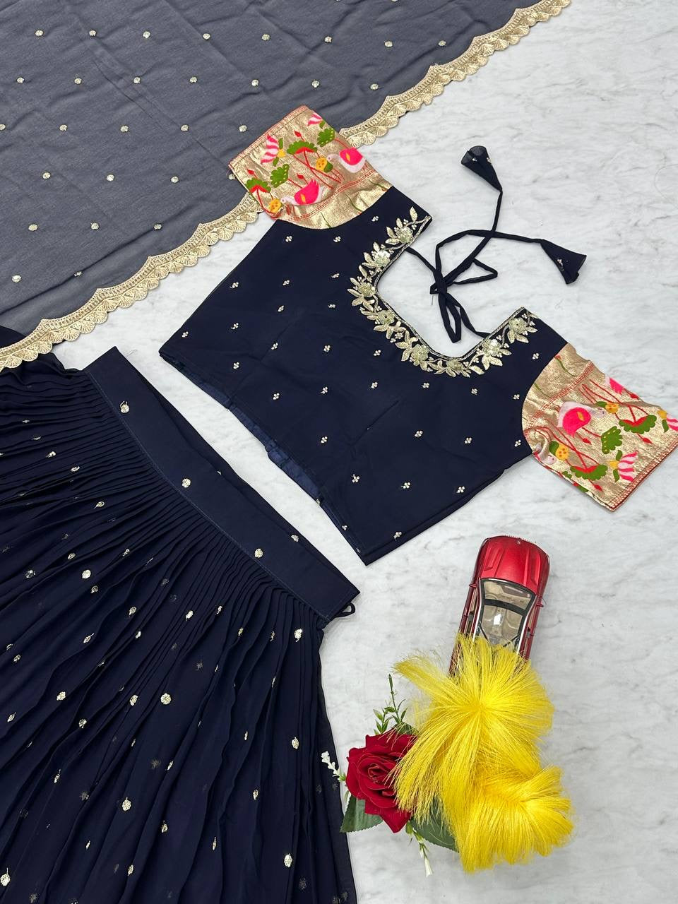 Festival special designer Lehenga Choli with Embroidery Sequence Work - FFPC-515