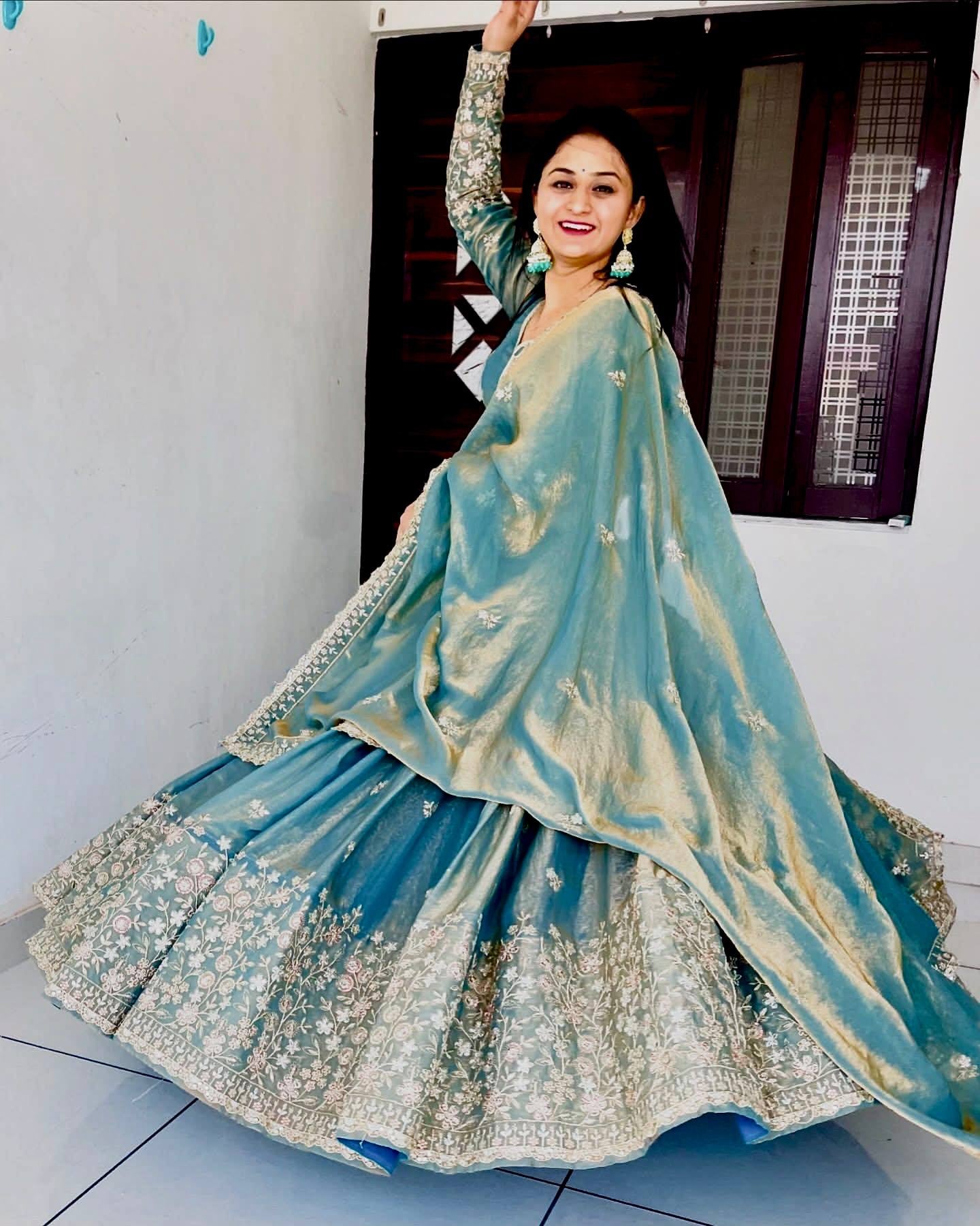 Premium Heavy Fendy Silk Lehenga Choli with 5mm Sequins, Thread & Zari Embroidery - ALC 98
