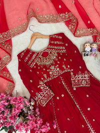 Raksha Bandhan Special Anarkali Gown | Soft Faux Georgette | Sequins & Zari Embroidery | 3 Colors