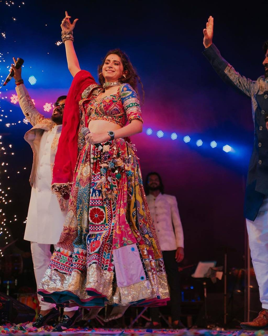 Navratri Special Designer Printed Lehenga Choli - Heavy Muslin Cotton - ALC-73