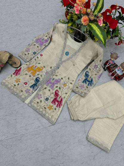 Trending Cord Set - Pure Tissue Simmer Silk by Prisha Creation - FFPC 507