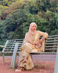 All time hit long kurti plazzo set in premium chinon silk with sequins & zari Embroidery work