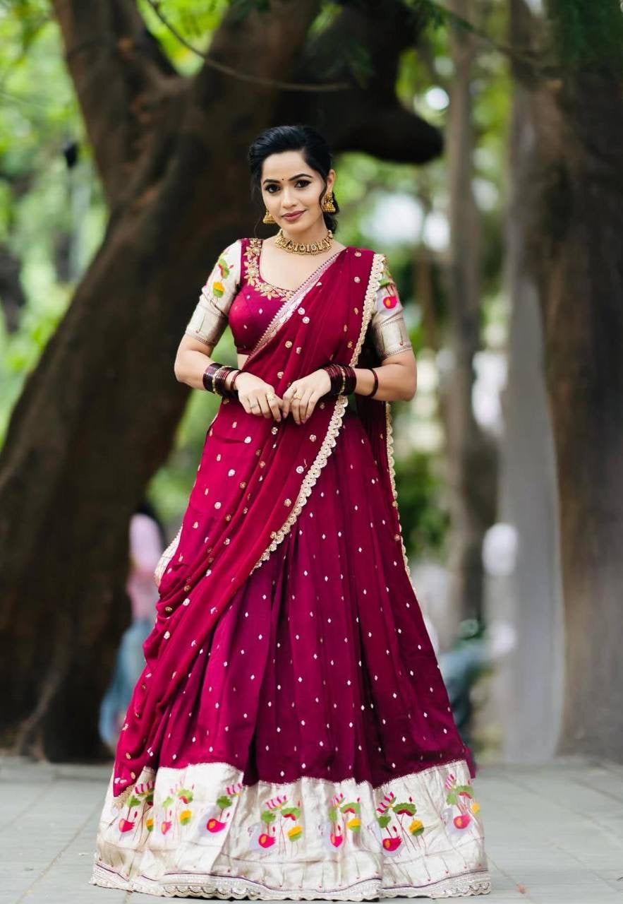Festival special designer Lehenga Choli with Embroidery Sequence Work - FFPC-515