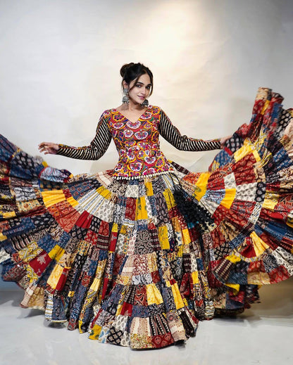 Alc 125 - Navratri Special Indowestern Lehenga Set