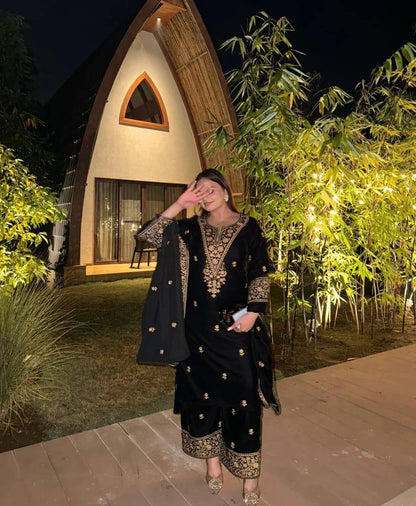 Lc 1411- beautiful velvet suit