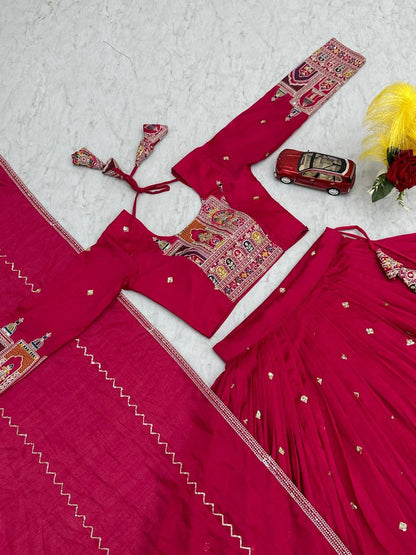 Festival Lehenga Choli with Heavy Embroidery & Sequence Work - FFTP-245