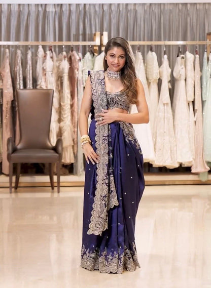 Designer Rangoli Silk Saree with Coding & Sequin Work - FFkd 590