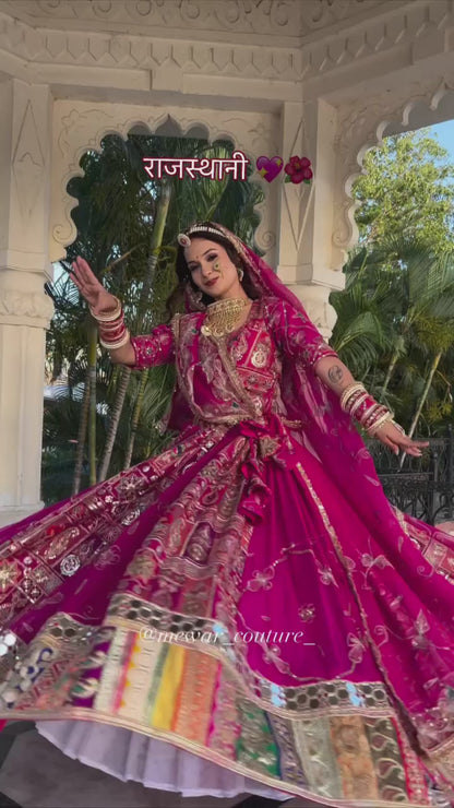 Navratri Special Designer Printed Lehenga Choli - Heavy Muslin Cotton