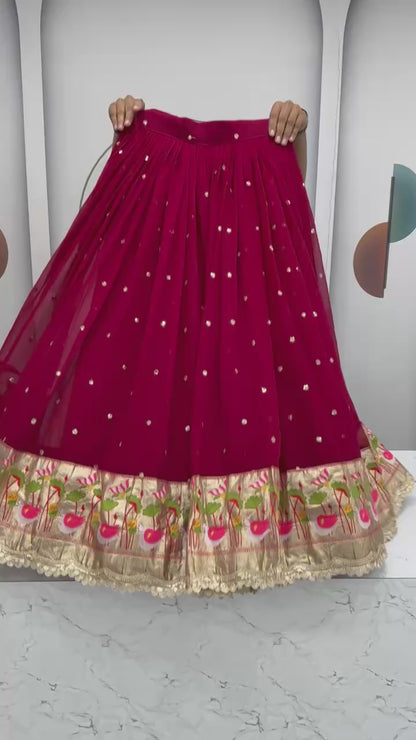 Festival special designer Lehenga Choli with Embroidery Sequence Work - FFPC-515