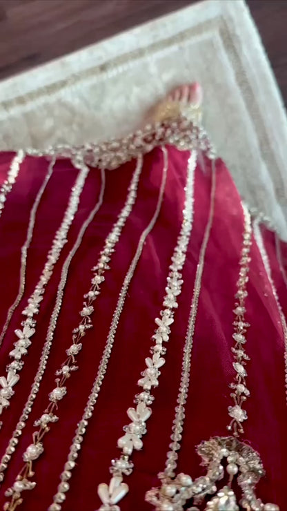 Designer Embroidered Anarkali Gown with Sequin Work - LC 1198
