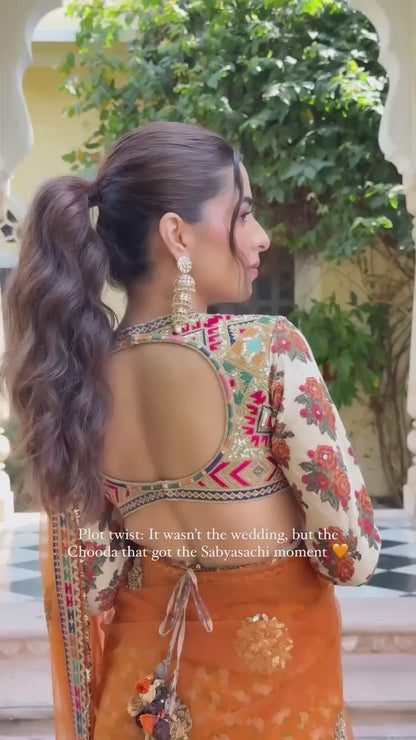 Superhit Butterfly Net Saree with Heavy Embroidery & Fancy Lace Work